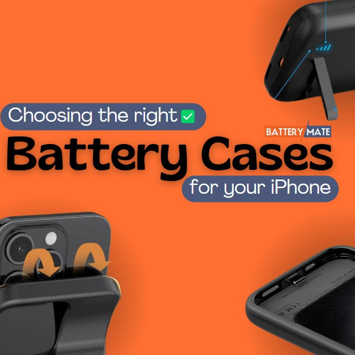 Choosing the Right iPhone Battery Case: Sturdiness, Stamina, Armor - Battery Mate