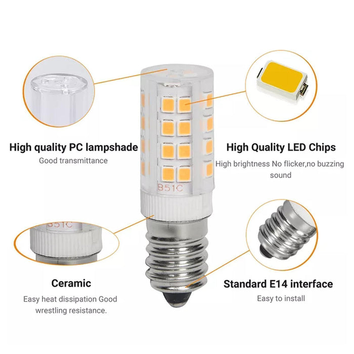 1 Pack E14 LED Bulb 5W Corn light bulbs Replace Halogen 22V.x lamp I6V7 - Battery Mate