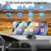 10.26" Portable Car Stereo Wireless Apple CarPlay /Android Auto IPS Screen Radio - Battery Mate