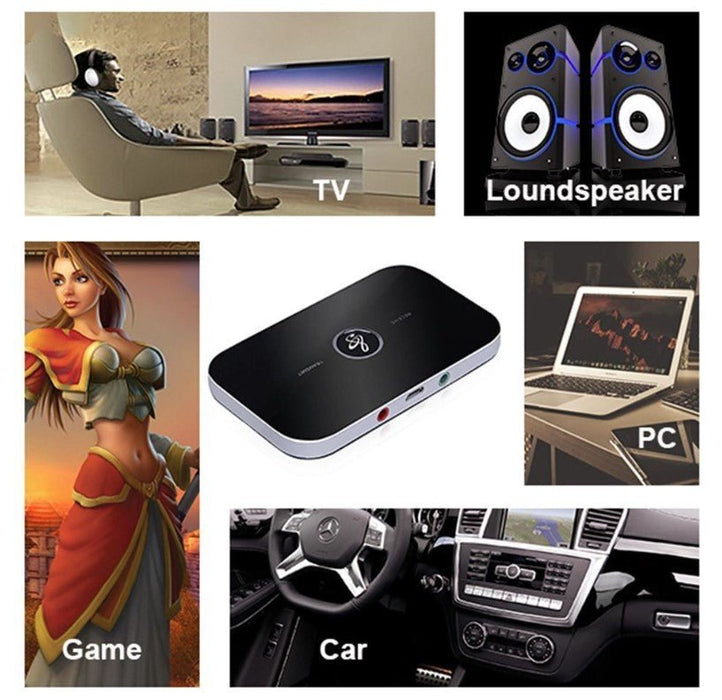 2 in 1 Wireless Bluetooth 5.0 Audio Transmitter Receiver 3.5mm Adapter For TV PC - Battery Mate