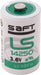 2 Pack | 3.6V 1/2 AA Lithium Battery 1.2Ah, Saft LS14250, R6 Li - SOCl2 - Battery Mate