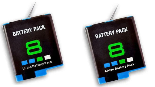 2 Pack | GoPro Compatible AHDBT801 Battery for Go Pro Hero 8 Hero 7 Hero 6 Hero 5 AHDBT - 801 - Battery Mate