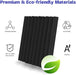 24 Pack| Self Adhesive Studio Acoustic Foam Sound Proofing Panel Strong Absorption (30cm x 30cm x 5cm) - Battery Mate