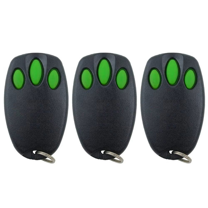 [3 Pack] Tavice Garage Remote Compatible with Merlin Door Remote Key Control for Chamberlain Compatible C945 Merlin+ C945 - Battery Mate