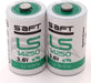 4 Pack | 3.6V 1/2 AA Lithium Battery 1.2Ah, Saft LS14250, R6 Li - SOCl2 - Battery Mate