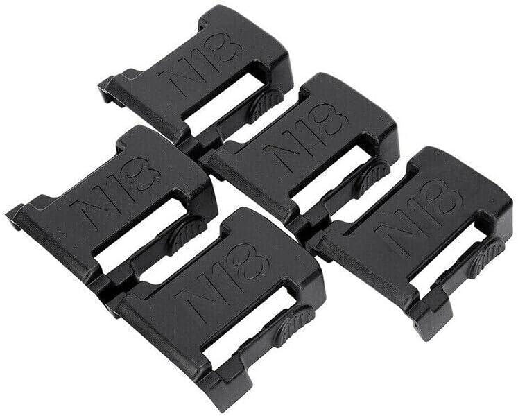 5Pcs Battery Mount Holder Stand For Milwaukee M18 18V Tool Battery Accessories - Battery Mate