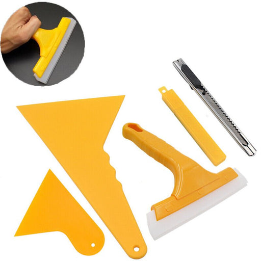 5Pcs Window Tint Tools Kit Car Auto Film Tinting Scraper squeegee Installation - Battery Mate