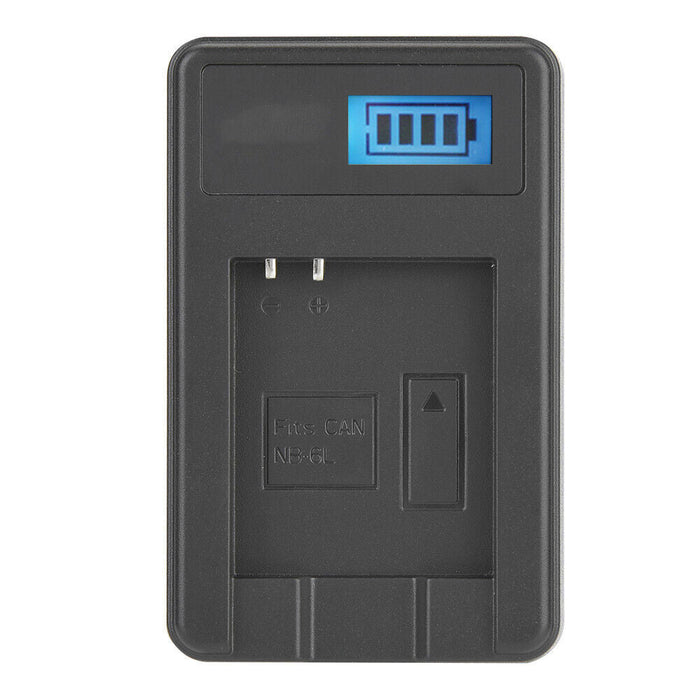 Battery plus Charger For NB-6L Canon PowerShot SX280 HS SX540 HS SX600 HS Camera - Battery Mate