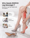 Leg Massager for Circulation and Relaxation, Calf Feet Thigh Massage, 6 Modes - Battery Mate