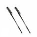 New Hiking Trekking Poles Walking Stick Adjustable Camping Black Lightweight - Battery Mate