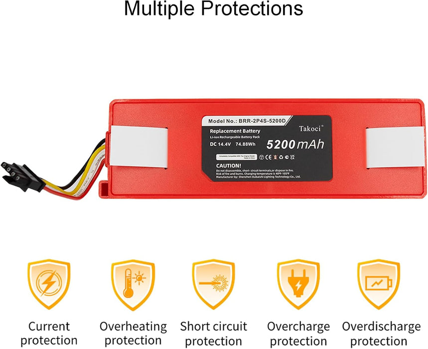 Roborock S8, S7, S6, S5, Q Revo, Mi Series Battery Replacement (Non - OEM) - Battery Mate