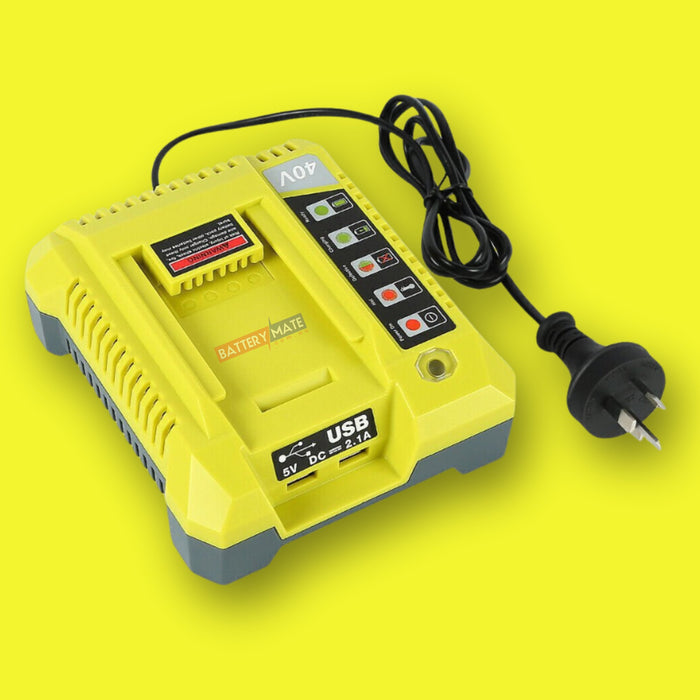 Ryobi 36V & 40V compatible Battery Charger BPL3626 BPL3626D BPL3640 BPL3640D BPL3626 - Battery Mate