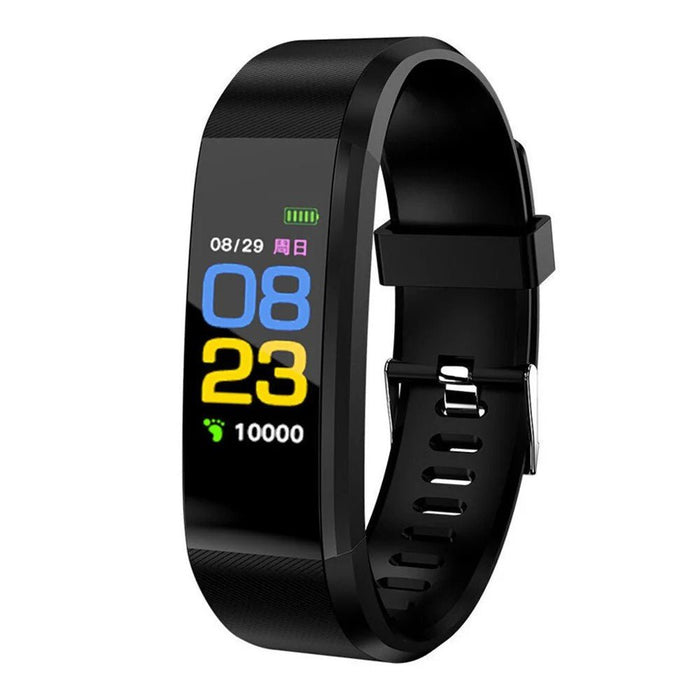 Smart Watch Sport Band Fitness Activity Tracker Kids Fit For Bit iOS Android | Black - Battery Mate