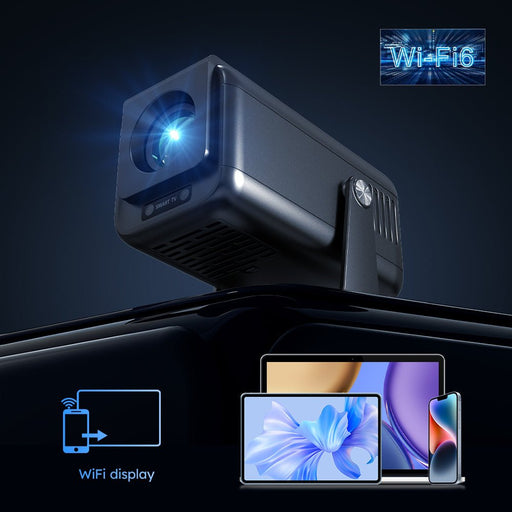 Tavice Smart Projector 4K Ultra HD with Android 13.0 | works Outdoor & Indoor | Dual WiFi & Speakers - Battery Mate