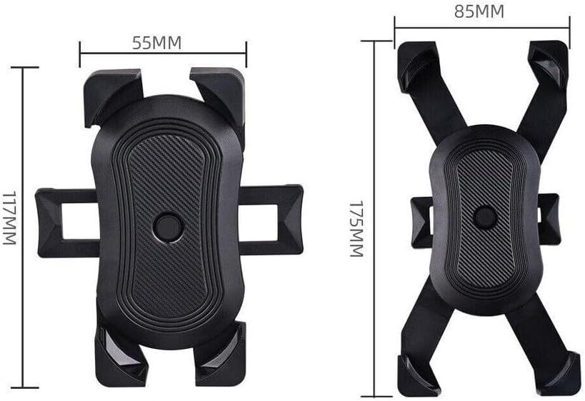 Universal Mobile Phone Holder & GPS Mount for Motorcycle, Bicycle, and MTB Handlebars - Battery Mate