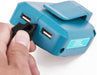 USB Port Phone Charger Adapter Li - ion Battery For Makita 18V 14.4V BL1830 NEW - Battery Mate