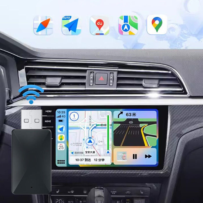 Wireless Apple Carplay Adapter Android Auto Adapter USB Car Dongle Connect Box - Battery Mate