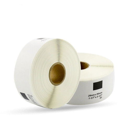 10 Rolls Compatible Brother DK-11201 Standard Address Label 29mm x 90mm DK11201 - Battery Mate