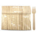 1000 Pack | Disposable Wooden Fork Biodegradable - Battery Mate