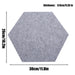 12PCS Hexagon Acoustic Foam Panels Sound Absorbing Wall Proof Noises Tiles I2M9 - Battery Mate