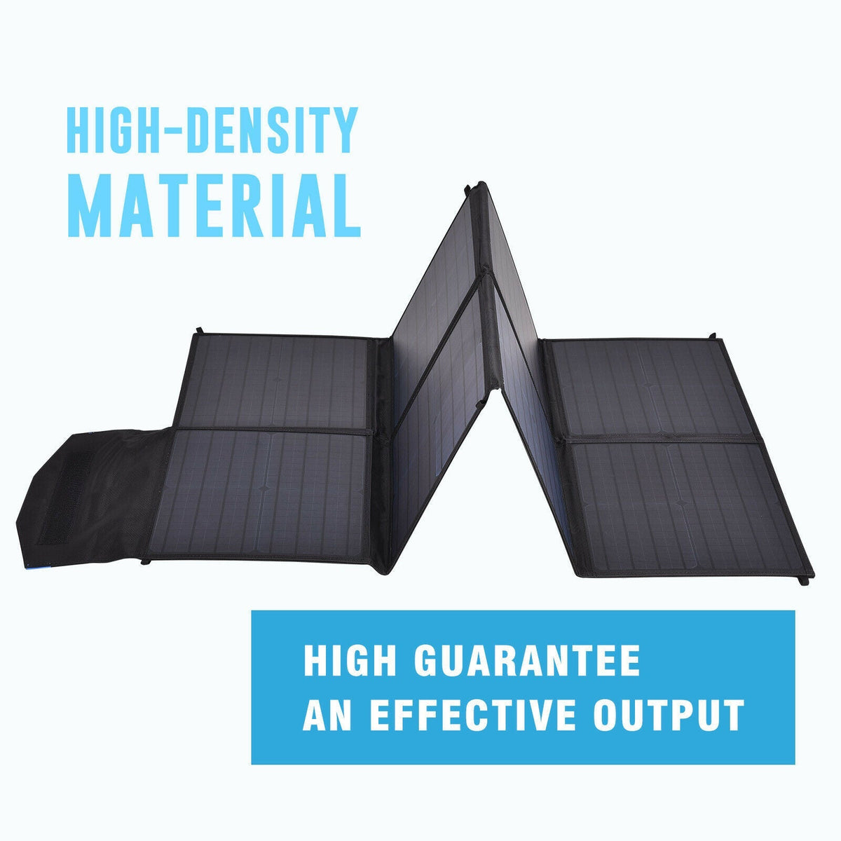 12V 380W Folding Solar Mat Black Silicon Blanket Flexible Solar Panel