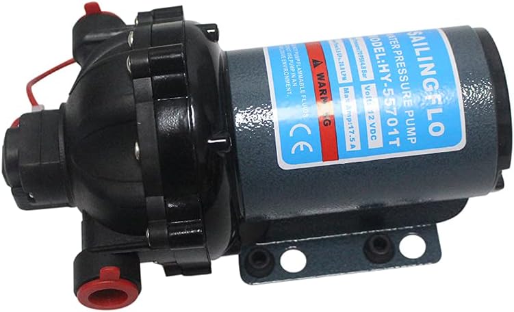 12V Washdown Pump Kit 20L/MIN 70PSI High Pressure Wash-Down Deck Caravan Boat - Battery Mate