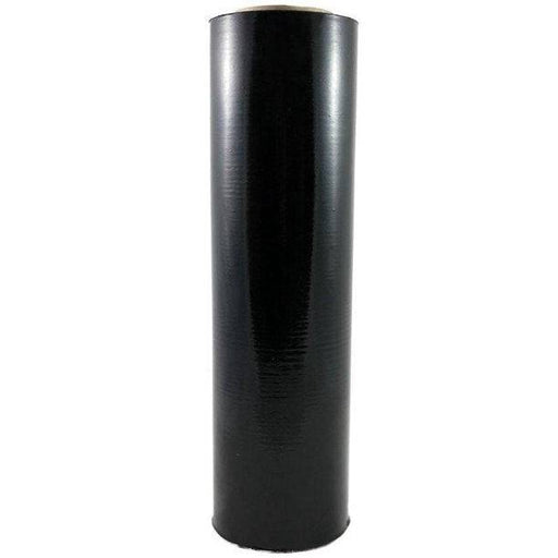 2 Rolls | Stretch Film BLACK Hand Use 500mm x 450m | 25UM Pallet Shrink Wrap - Battery Mate