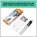 200mm Digital Angle Finder Ruler Protractor Measure Meter Stainless Steel 0-360° - Battery Mate