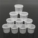 25ml | 250x Take Away Containers Takeaway Food Plastic Lids Bulk - Battery Mate