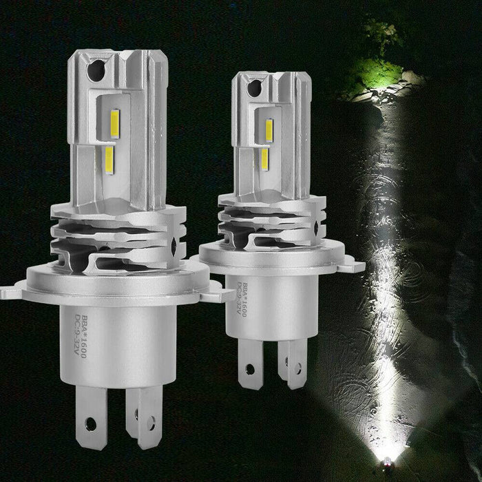 2X 1600LM LED H4 Headlight Globes Bulbs Conversion Kit Car Light High Low Beam - Battery Mate