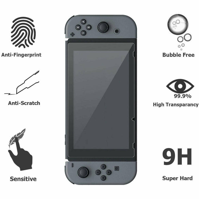 2x Premium Nintendo Switch Tempered Glass Screen Protector for Nintendo Switch - Battery Mate