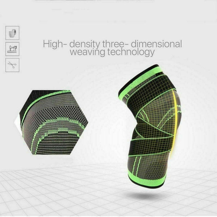 3D Weaving Knee Brace Support Running Jogging Sports | Medium - Battery Mate