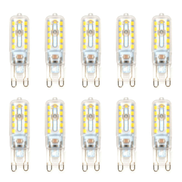 4 Pack | G9 LED Light Bulbs Non-Dimmable Warm White 3000K for Landscape Ceiling - Battery Mate