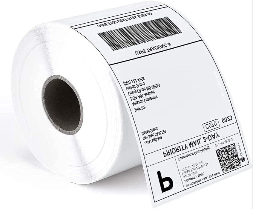 4000x Thermal Shipping Label 100 x 150mm 76mm Core 1000 Per Roll Zebra Printer - Battery Mate