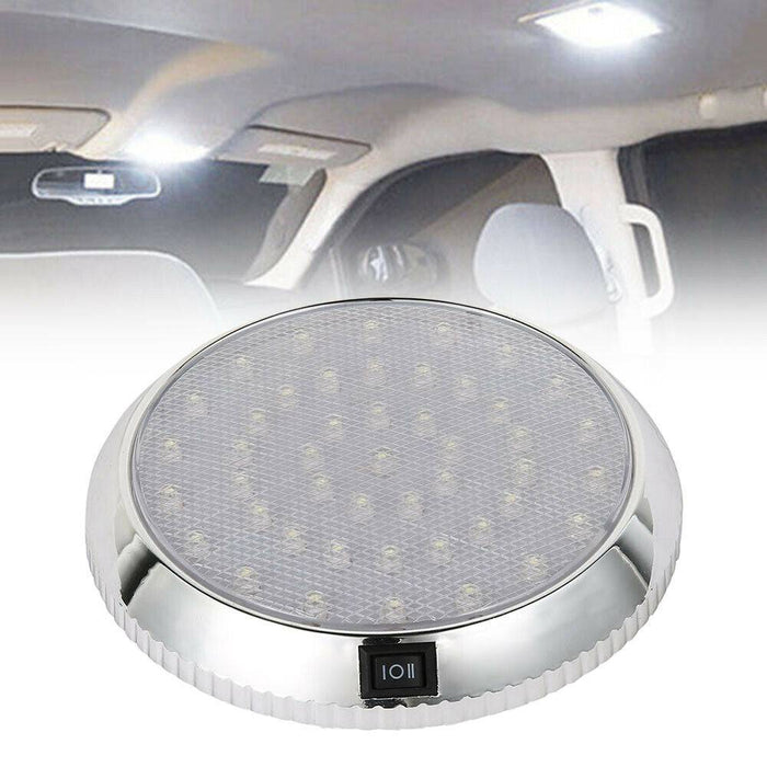 46-LED 12V Caravan Boat Truck Car Interior Roof Ceiling Dome Cabin Light - Battery Mate