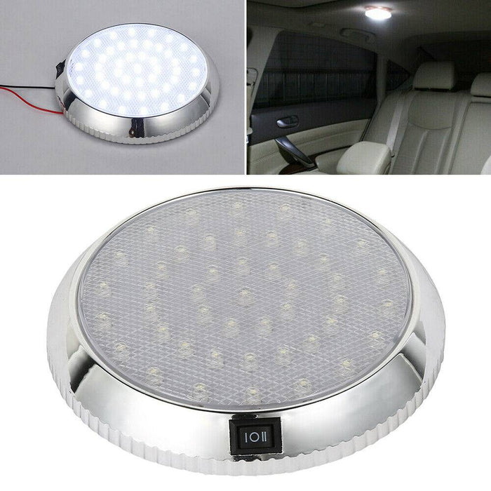 46-LED 12V Caravan Boat Truck Car Interior Roof Ceiling Dome Cabin Light - Battery Mate