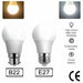 4x LED Bulb 15W E27 Globe Light Warm White Screw Bright Bulb - Battery Mate