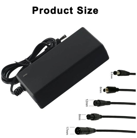 5 in 1 42V 2A Li-ion Battery Charger Electric Scooter Bicycle Ebike - Battery Mate