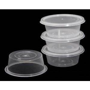 Disposable Takeaway Plates With Cover - 50pcs