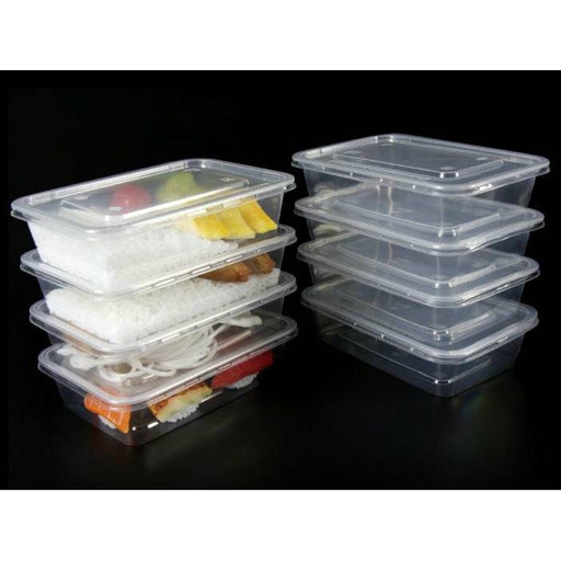 500ml (Small)| 600 Pack Food Containers Takeaway Storage Box - Battery Mate