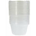 70ml | 250pcs Take away Containers Takeaway Food Plastic Lids Bulk - Battery Mate