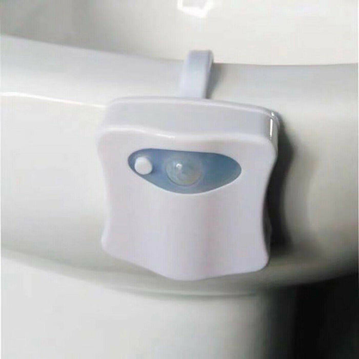 1pc 8-color Led Toilet Night Light With Human Motion Sensor For Toilet Bowl  Or Seat