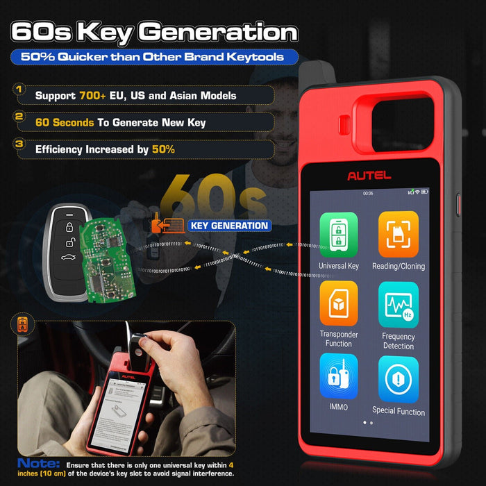 Autel MaxiIM KM100 as IM508 IMMO Keys Programmer Immobilizer Tool Keys Creation - Battery Mate