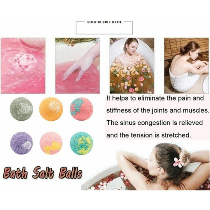 Bath Bombs Natural Mini Handmade Bathing Bomb Rich Essential - Battery Mate