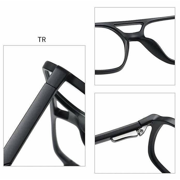 Blue Light Blocking Gaming Glasses Spectacles Eyestrain Glasses Eyewear Retro Vision Care For PC Laptop Gamer Computer Reading - Battery Mate