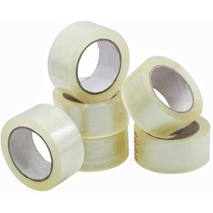 Clear Tape 6 rolls | Heavy Duty Sticky Tapes - Battery Mate