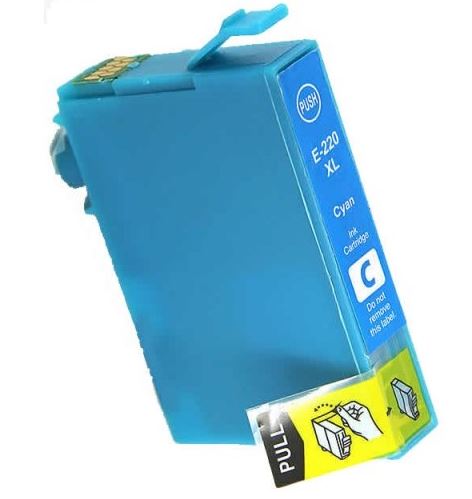 Compatible Epson 220XL (C13T294192) Cyan High Yield Ink Cartridge - 400 pages - Battery Mate