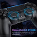 DoubleShock 4 Wireless Controller for PS4 PlayStation 4 Gamepad [Black] - Battery Mate