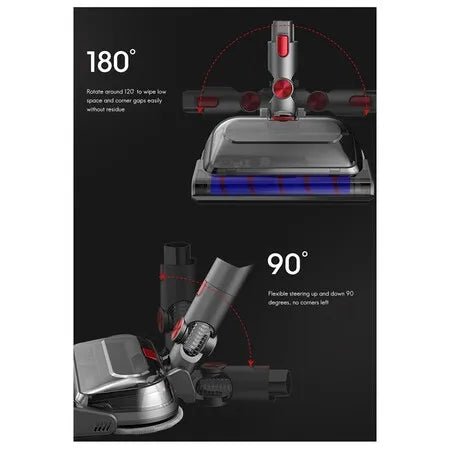 Electric Dry And Wet Floor Brush Heads For Dyson V7 V8 V10 V11 V15 - Battery Mate