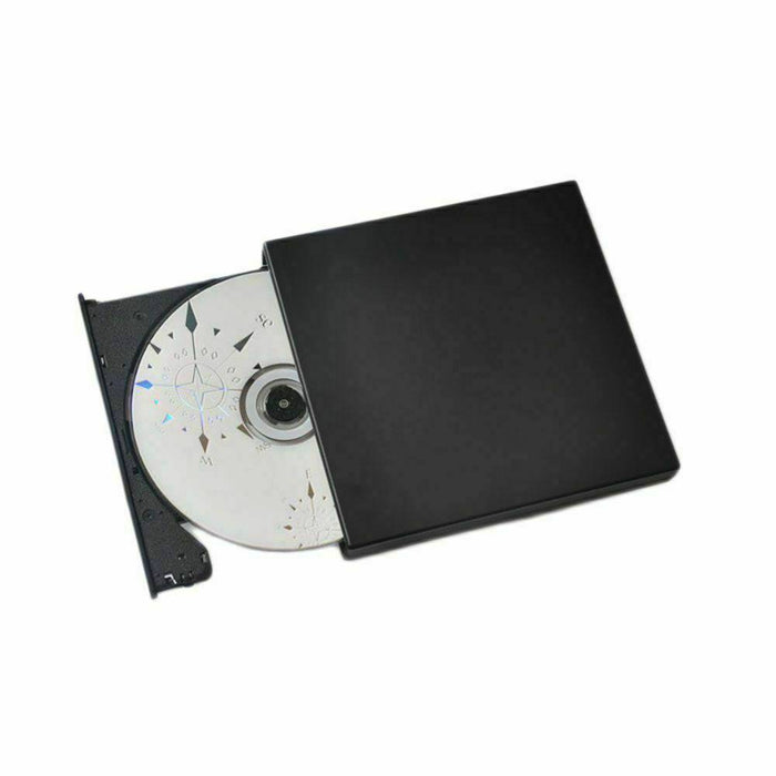 External CD DVD ROM Writer Burner Player Drive USB PC Laptop Mac Windows 7/8/10 - Battery Mate